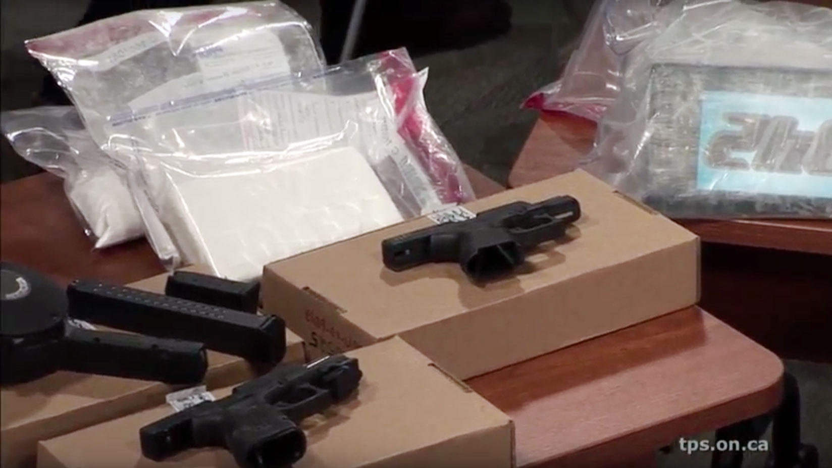 Large haul of guns, drugs seized in GTA; hundreds of charges laid - 680 ...
