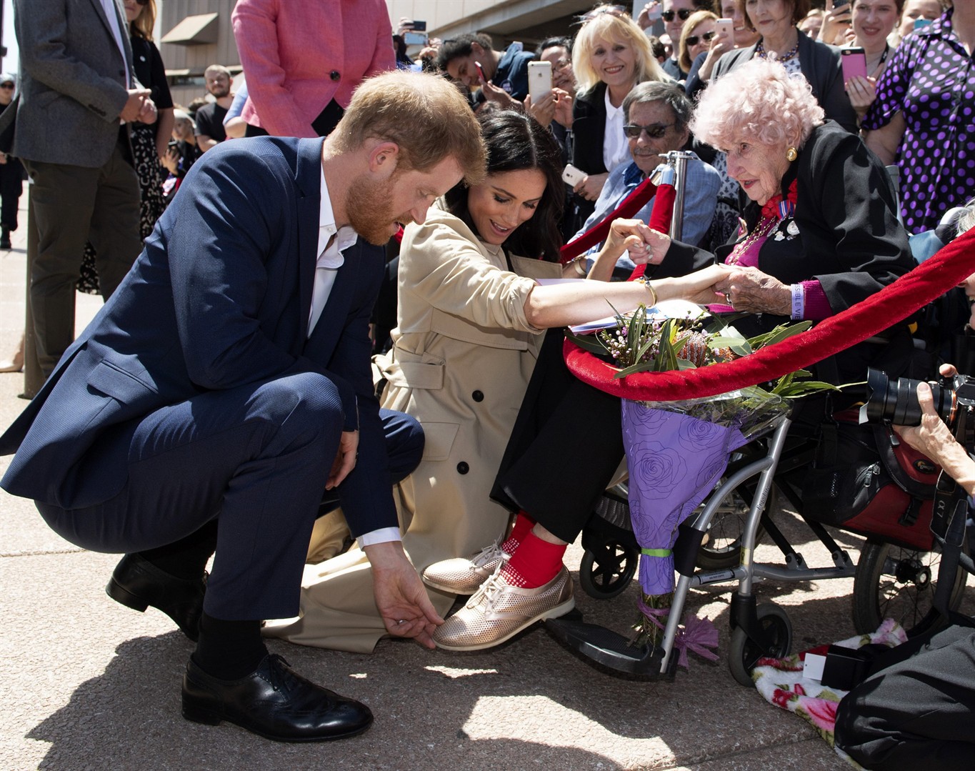 Image result for news for prince harry meeting mrs dunne