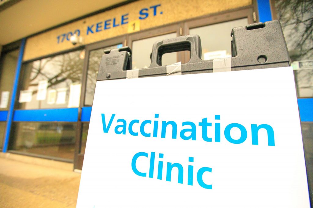 Pop-up COVID-19 vaccination clinics in Toronto for those 18+ - Vimarsana News